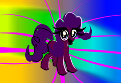 Size: 995x680 | Tagged: safe, anonymous artist, pinkie pie, earth pony, pony, 1000 hours in gimp, abstract background, big eyes, color porn, eyestrain warning, faic, needs more saturation, solo