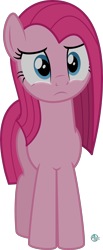 Size: 1156x2801 | Tagged: safe, artist:arifproject, pinkie pie, pony, crying, cute, cuteamena, diapinkes, pinkamena diane pie, sad, simple background, solo, transparent background, vector