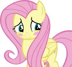 Size: 11609x10768 | Tagged: safe, artist:cyanlightning, fluttershy, pegasus, pony, scare master, .svg available, absurd resolution, blushing, cute, shyabetes, simple background, solo, transparent background, vector