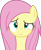 Size: 3316x4000 | Tagged: safe, artist:slb94, fluttershy, pegasus, pony, flutter brutter, bed mane, confluttershy, confused, cute, messy mane, morning ponies, raised eyebrow, shyabetes, simple background, solo, transparent background, vector