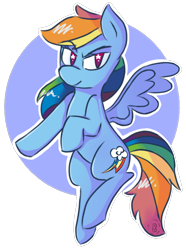 Size: 740x996 | Tagged: safe, artist:cosmic-pincel, derpibooru import, rainbow dash, pegasus, pony, abstract background, backwards cutie mark, circle background, female, looking at you, mare, no pupils, simple background, solo, starry eyes, transparent background, wingding eyes