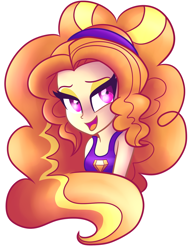 Size: 1024x1362 | Tagged: safe, artist:wubcakeva, adagio dazzle, equestria girls, rainbow rocks, clothes, solo, tanktop