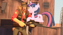 Size: 1190x672 | Tagged: safe, derpibooru import, twilight sparkle, crossover, sniper, team fortress 2