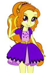 Size: 681x966 | Tagged: safe, artist:trixiesparkle63, adagio dazzle, equestria girls, cute, simple background, solo, transparent background