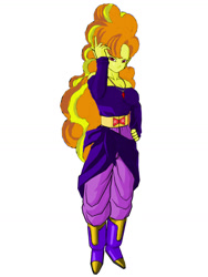 Size: 774x1032 | Tagged: safe, artist:saiol1000, adagio dazzle, equestria girls, android, dragon ball z, solo, zangya