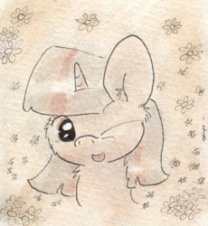 Size: 684x743 | Tagged: safe, artist:slightlyshade, derpibooru import, twilight sparkle, solo, tongue out, traditional art, wink