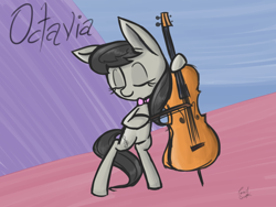 Size: 1280x960 | Tagged: safe, artist:voids-edge, octavia melody, earth pony, pony, cello, musical instrument, solo