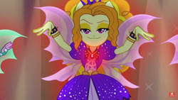 Size: 1366x768 | Tagged: safe, screencap, adagio dazzle, aria blaze, equestria girls, rainbow rocks, cute, welcome to the show