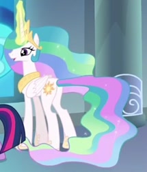 Size: 532x620 | Tagged: safe, screencap, princess celestia, alicorn, pony, horse play, cropped, plot