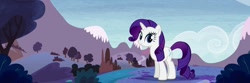 Size: 1500x500 | Tagged: safe, derpibooru import, rarity, pony, meta, official, rarity month, solo, twitter, wallpaper