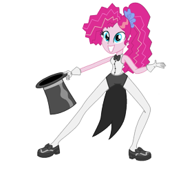 Size: 667x662 | Tagged: safe, artist:trixiesparkle63, pinkie pie, all's fair in love and friendship games, equestria girls, friendship games, alternate hairstyle, solo, vector