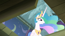 Size: 1920x1080 | Tagged: safe, screencap, princess celestia, alicorn, pony, horse play, female, mare, solo