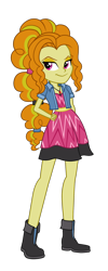 Size: 1008x2520 | Tagged: safe, artist:thecheeseburger, adagio dazzle, equestria girls, rainbow rocks, clothes, dress, legs, new outfit, simple background, solo, transparent background, vector