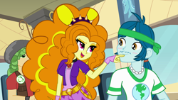 Size: 1920x1080 | Tagged: safe, artist:themexicanpunisher, artist:wubcakeva, adagio dazzle, captain planet, sandalwood, equestria girls, rainbow rocks, capdazzle, shipping