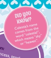 Size: 278x319 | Tagged: safe, princess celestia, captain obvious, celestial, did you know?, etymology, latin, linguistics, official, text, text only, ultimate guide