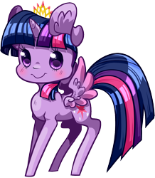 Size: 812x933 | Tagged: safe, artist:tidalwav-3, derpibooru import, part of a set, twilight sparkle, twilight sparkle (alicorn), alicorn, pony, chibi, female, mare, simple background, solo, transparent background