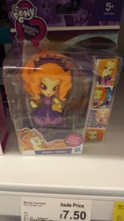 Size: 2304x4096 | Tagged: safe, adagio dazzle, pony, unicorn, equestria girls, absurd resolution, doll, equestria girls minis, equestria girls ponified, irl, photo, ponified, shop, toy, united kingdom