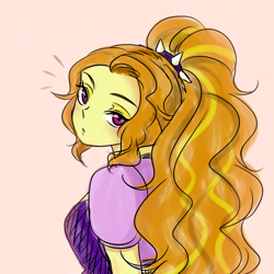 Size: 1000x1000 | Tagged: safe, artist:raika0306, adagio dazzle, equestria girls, clothes, female, solo