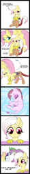 Size: 950x5394 | Tagged: safe, artist:peridotkitty, fluttershy, rarity, spike, oc, oc:bellicose, draconequus, dracony, dragon, hybrid, pegasus, pony, unicorn, absurd resolution, alternate hairstyle, baby, comic, draconequus oc, female, interspecies offspring, male, mare, offspring, older, older spike, parent:discord, parent:fluttershy, parent:rarity, parent:spike, parents:discoshy, parents:sparity, shipping, sparity, straight