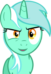Size: 556x797 | Tagged: safe, artist:hazama, lyra heartstrings, pony, unicorn, the super speedy cider squeezy 6000, i'm sickened but curious, inverted mouth, simple background, transparent background, vector