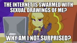 Size: 600x337 | Tagged: safe, edit, edited screencap, screencap, adagio dazzle, equestria girls, rainbow rocks, computer, image macro, laptop computer, meme