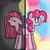 Size: 1024x1024 | Tagged: safe, artist:melody-cookies, pinkie pie, earth pony, pony, crying, dark side, pinkamena diane pie, screaming