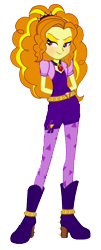 Size: 380x938 | Tagged: safe, edit, adagio dazzle, equestria girls, blushing, boots, female, high heel boots, shoes, simple background, solo