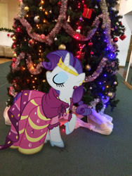 Size: 2448x3264 | Tagged: safe, rarity, pony, christmas, clothes, dress, holiday, irl, photo, ponies in real life