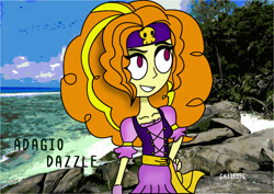 Size: 1191x842 | Tagged: safe, artist:chii1996, adagio dazzle, equestria girls, fanart, pirate