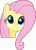 Size: 4000x5507 | Tagged: safe, artist:vulthuryol00, fluttershy, pegasus, pony, the ticket master, absurd resolution, cute, looking at you, shyabetes, simple background, solo, transparent background, vector