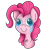 Size: 2048x2048 | Tagged: safe, artist:vanillashineart, pinkie pie, earth pony, pony, bust, chest fluff, colored pupils, crying, cute, derp, diapinkes, heart eyes, portrait, simple background, solo, transparent background, wingding eyes