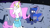 Size: 1061x596 | Tagged: safe, artist:ndanimations, princess celestia, princess luna, alicorn, pony, banana, clothes, concerned, eating, food, frown, moon, pac-man, wat, weirded out