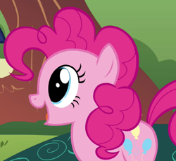 Size: 370x341 | Tagged: safe, screencap, pinkie pie, pony, maud pie (episode), cropped, cute, solo