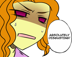 Size: 908x727 | Tagged: safe, adagio dazzle, pony, equestria girls, absolutely disgusting, meme, ponified, reaction image