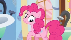 Size: 1100x618 | Tagged: safe, screencap, pinkie pie, earth pony, pony, feeling pinkie keen, female, mare, plot, solo