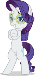 Size: 5516x11833 | Tagged: safe, artist:jhayarr23, rarity, pony, better together, equestria girls, i'm on a yacht, absurd resolution, bipedal, crossed hooves, equestria girls ponified, female, glasses, mare, ponified, pose, simple background, smiling, solo, transparent background, vector