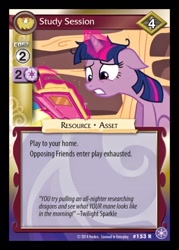 Size: 372x520 | Tagged: safe, derpibooru import, twilight sparkle, ccg, crystal games, enterplay, mlp trading card game, solo