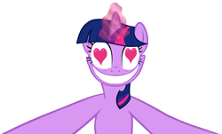 Size: 4983x3000 | Tagged: safe, artist:regnbogsrus, derpibooru import, twilight sparkle, heart eyes, solo, wingding eyes