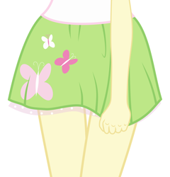 Size: 5500x5738 | Tagged: safe, artist:uliks-uliks, part of a set, fluttershy, butterfly, equestria girls, absurd resolution, clothes, simple background, skirt, skirt pull, solo, white background