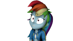 Size: 4195x2360 | Tagged: safe, artist:fazbearsparkle, derpibooru import, rainbow dash, human, better together, equestria girls, rollercoaster of friendship, 3d, fear, remake, simple background, source filmmaker, transparent background