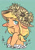 Size: 1280x1810 | Tagged: safe, artist:swampyfish, applejack, earth pony, pony, floppy ears, floral head wreath, solo