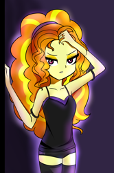 Size: 3992x6000 | Tagged: safe, artist:jenniheartva, adagio dazzle, equestria girls, absurd resolution, camisole, clothes, female, looking at you, solo