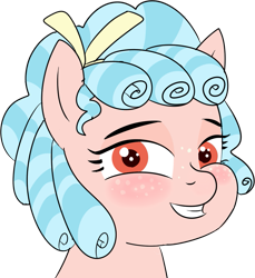 Size: 961x1050 | Tagged: safe, alternate version, artist:poniidesu, cozy glow, pegasus, pony, blushing, cozybetes, cute, female, filly, freckles, looking at you, pure concentrated unfiltered evil of the utmost potency, pure unfiltered evil, simple background, smiling, solo, transparent background