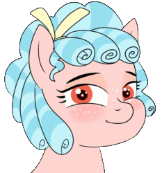 Size: 1024x1100 | Tagged: safe, alternate version, artist:poniidesu, cozy glow, pegasus, pony, animated, blushing, cozybetes, cute, female, filly, freckles, gif, licking, licking lips, looking at you, mlem, pure concentrated unfiltered evil of the utmost potency, pure unfiltered evil, silly, simple background, smiling, solo, tongue out, transparent background