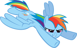 Size: 4649x2940 | Tagged: safe, artist:nero-narmeril, derpibooru import, rainbow dash, pegasus, pony, high res, simple background, solo, transparent background, vector