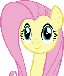 Size: 10302x12136 | Tagged: safe, artist:cyanlightning, fluttershy, pegasus, pony, testing testing 1-2-3, .svg available, absurd resolution, looking at you, simple background, solo, transparent background, vector