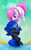 Size: 750x1200 | Tagged: safe, artist:rodrigues404, nightmare moon, princess celestia, alicorn, pony, cewestia, cute, cutelestia, duo, female, filly, floppy ears, foal, helmet, moonabetes, nightmare woon, pink-mane celestia, royal sisters, siblings, sisters, younger