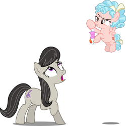 Size: 3813x3801 | Tagged: safe, artist:digimonlover101, artist:dusk2k, artist:frownfactory, artist:octavia_synch, artist:suramii, edit, edited edit, editor:slayerbvc, cozy glow, octavia melody, earth pony, pegasus, pony, accessory theft, accessory-less edit, bowtie, cozy glow plays with fire, evil grin, female, filly, fire, flying, freckles, grin, looking up, mare, match, missing accessory, pure concentrated unfiltered evil of the utmost potency, pure unfiltered evil, raised hoof, simple background, smiling, transparent background, vector, vector edit