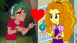 Size: 1154x644 | Tagged: safe, adagio dazzle, timber spruce, equestria girls, legend of everfree, rainbow rocks, female, gem, male, shipping, shipping domino, siren gem, straight, timberdazzle