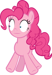 Size: 9309x13463 | Tagged: safe, artist:cyanlightning, pinkie pie, earth pony, pony, every little thing she does, .svg available, absurd resolution, hypnosis, hypnotized, simple background, solo, transparent background, vector